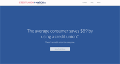 Desktop Screenshot of creditunionmatch.com